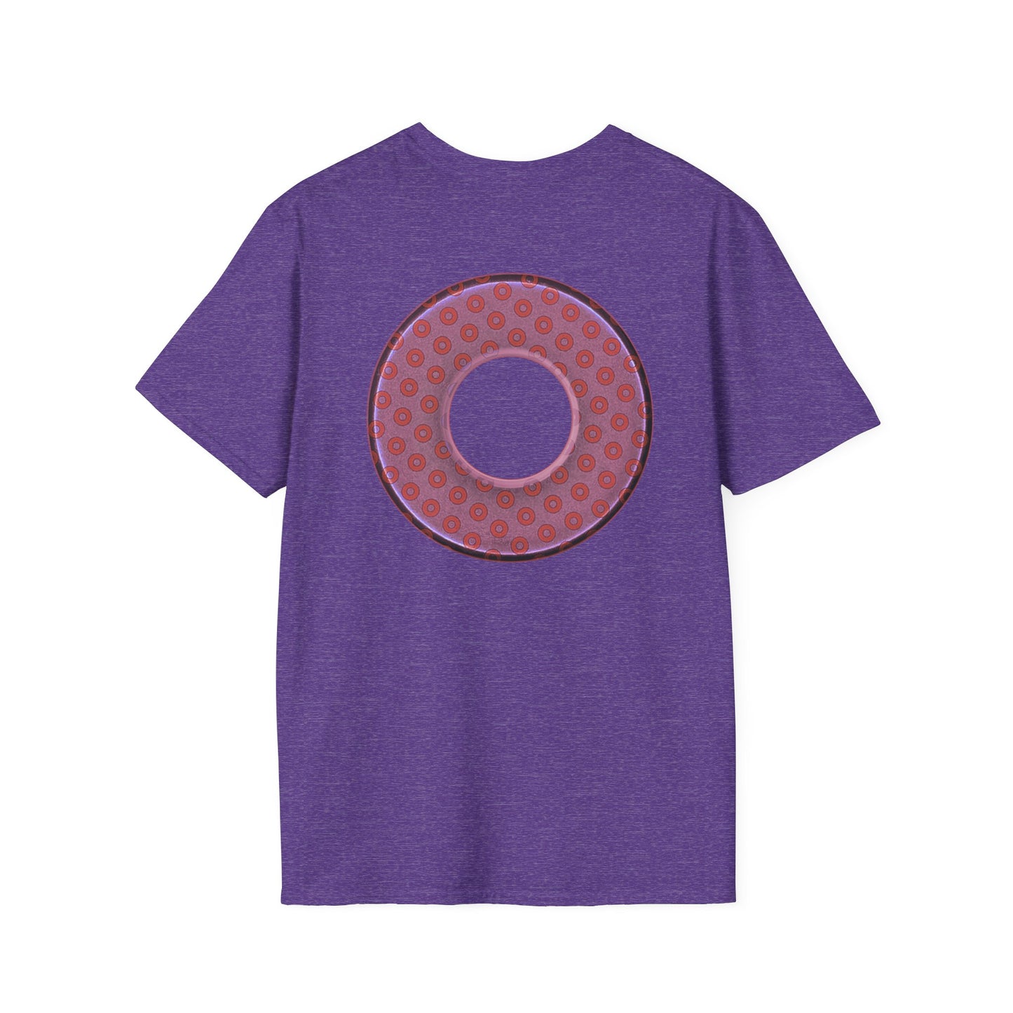 Plain Donuts/Unisex Soft-Style - "Plain Electric Paradoxical Donuts" - pink/mauve donuts