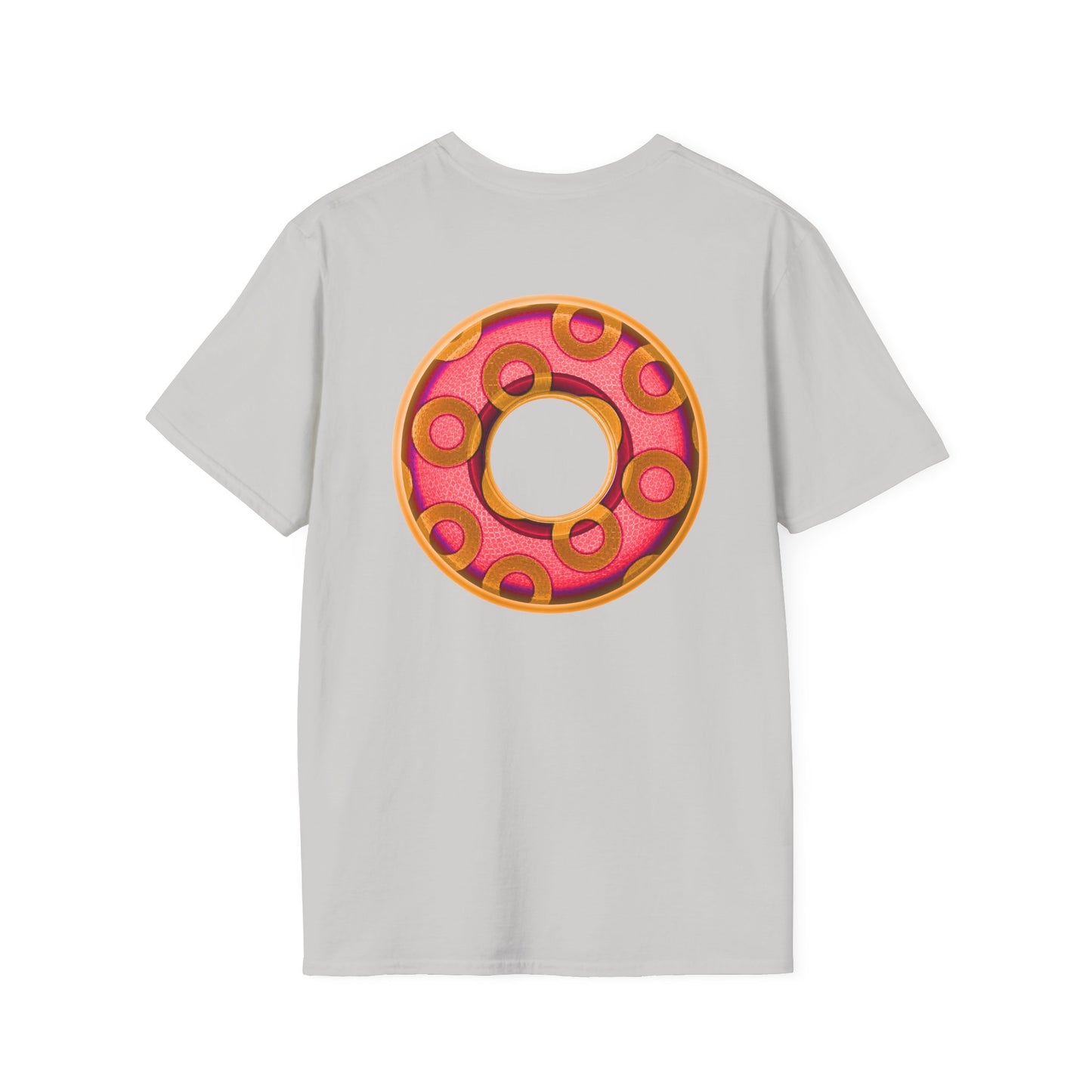 Plain Donuts/Unisex Soft-Style - "Plain Rustic Paradoxical Donuts" - rose/gold donuts