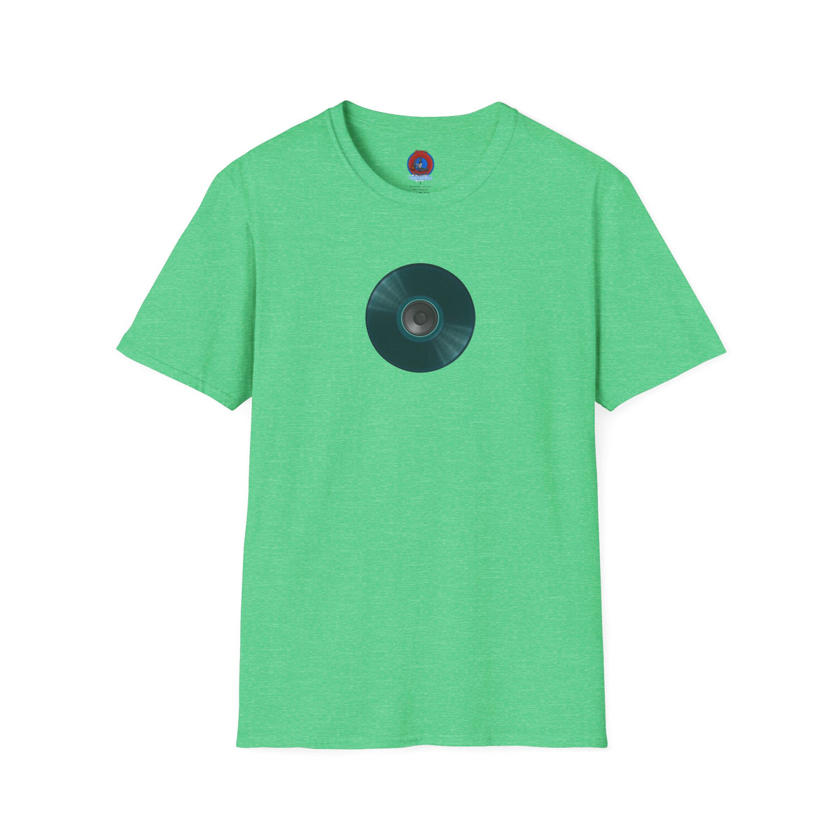 Classic Donut Tee - Unisex Soft-Style - "The Plain Record Donut" - series 1.0 - dark teal green
