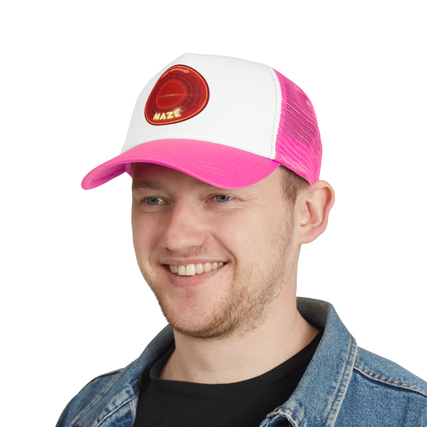 Lumpy Trucker Hat - "The Amazing Lumpy Donut Trucker Hat" - variant 1 - red