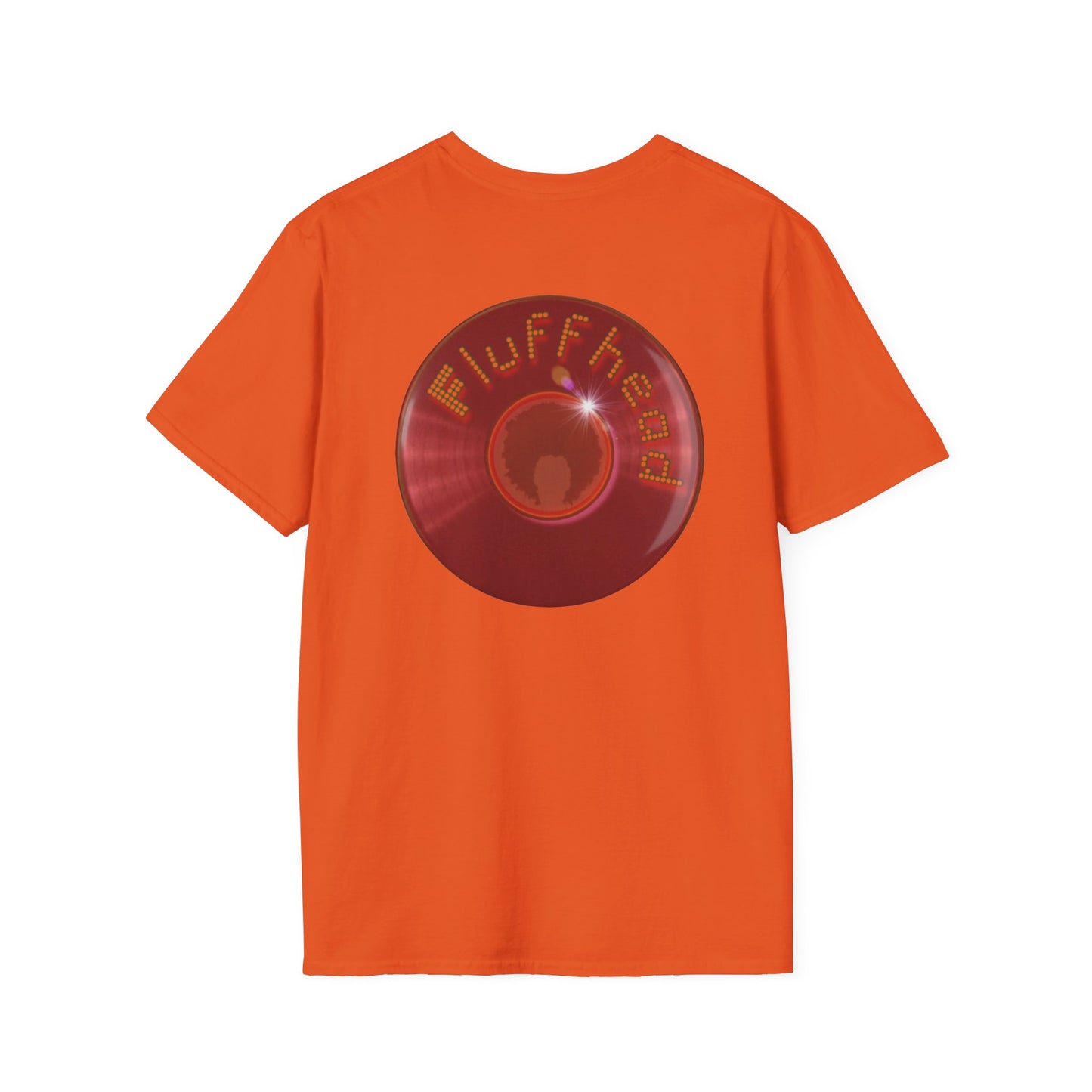 Classic Donut Tee - Unisex Soft-Style - "The Fluffernutter Donut" - series 1.0 - dark red donut