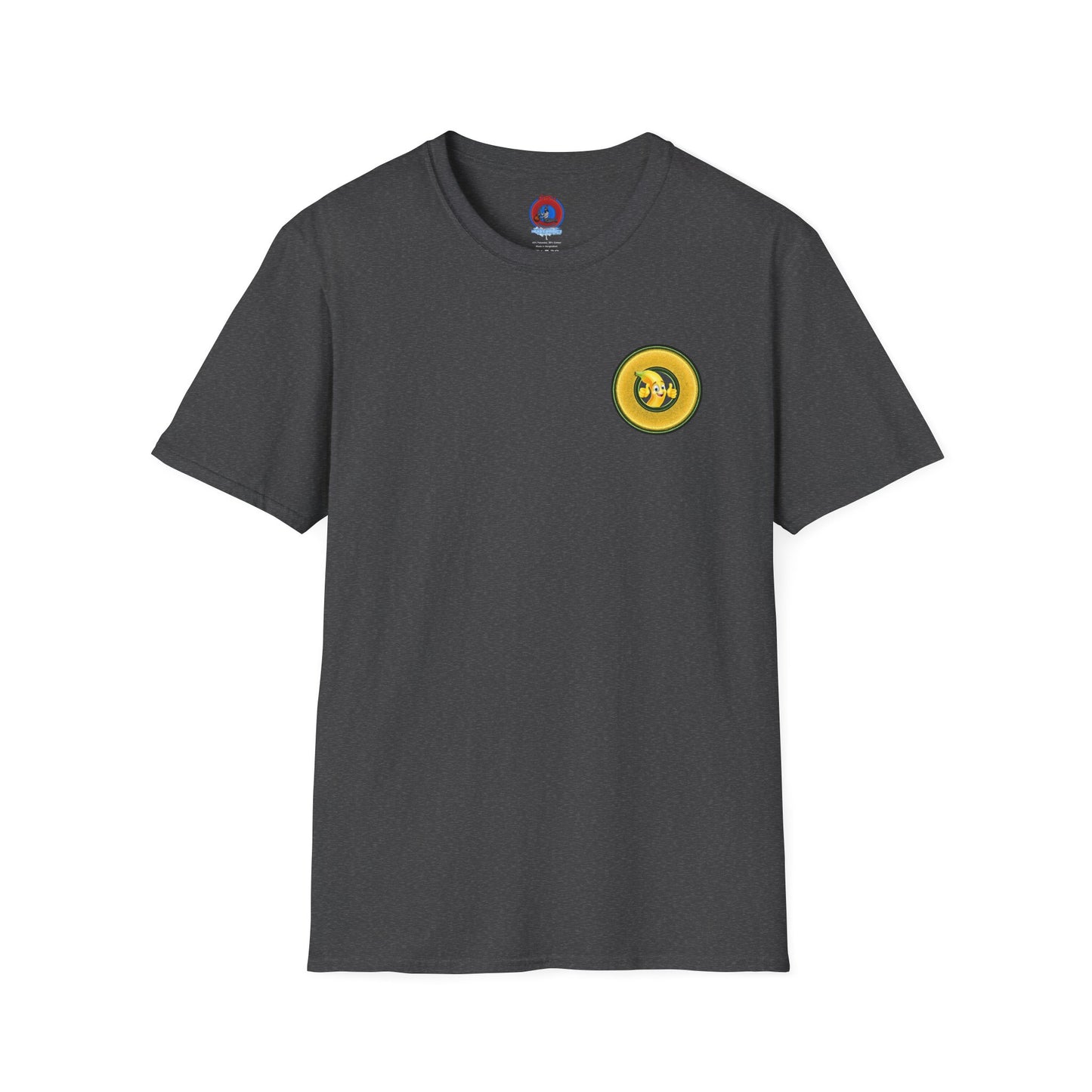 Classic Donut Tee - Unisex Soft-Style - "Dis sheet, it's bananas!" - series 1.0 - variant 5 - golden donut