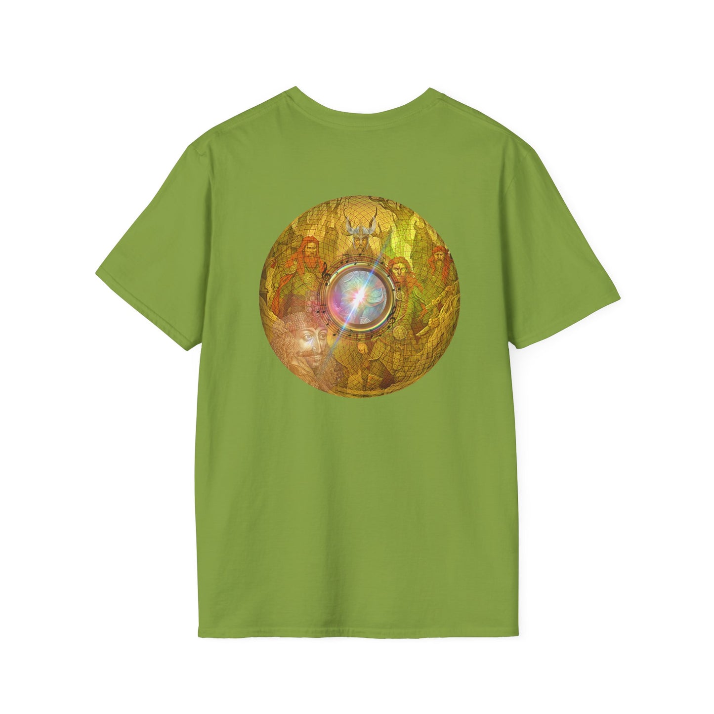 Classic Donut Tee - Unisex Soft-Style - "Vlad's Royal Donut Stash" - golden symmetrical donut