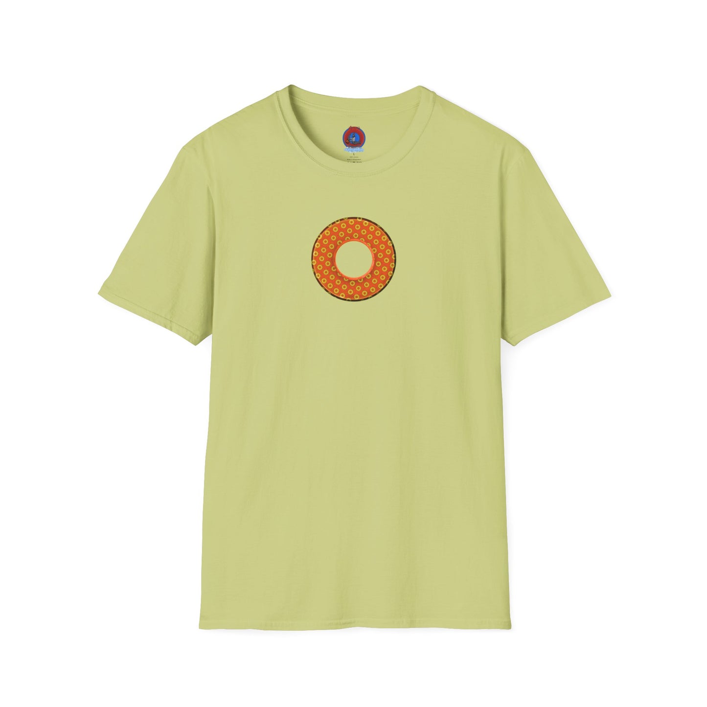 Plain Donuts/Unisex Soft-Style - "Plain Electric Paradoxical Donuts" - gold/orange donuts