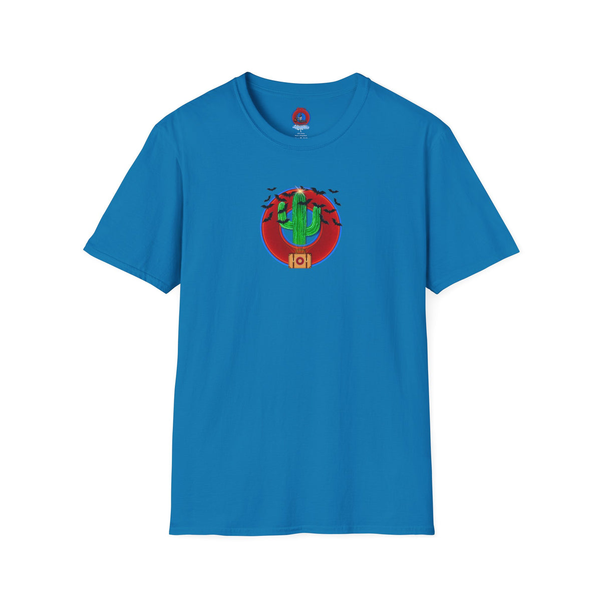 Classic Donut Tee - Unisex Soft-Style - "Raoul Duke's Sinfully Delicious Donut" - vivid red donut