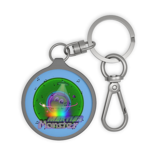 Lumpy Donut Keychain - "My Phavorite Martian" - series 1.0 - green donut
