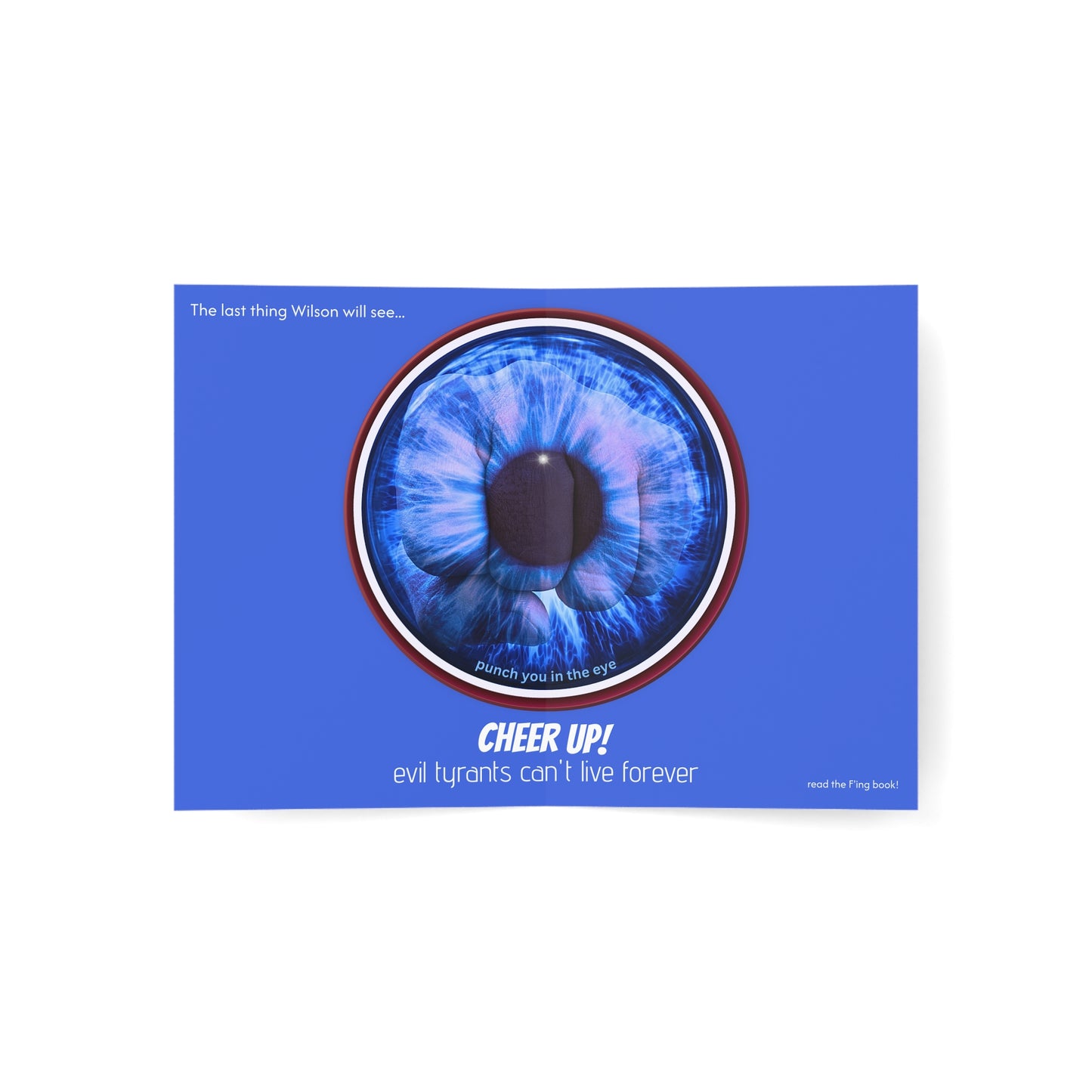 Lumpy Wishes - "Baby Rutherford's Message" - phriends/phamily greeting card series [*Charitable Product]