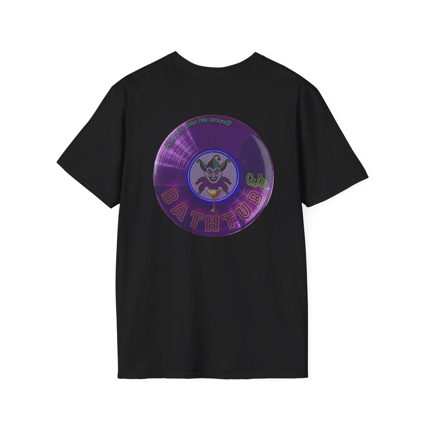 Classic Donut Tee - Unisex Soft-Style - "The Joker's Personal Tees - Troubadour Edition" - series 1.0 - variant 1 - purple donut