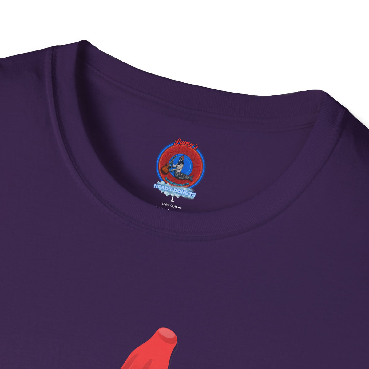 Classic Donut Tee - Unisex Soft-Style - "Blow this Popsicle Stand" - red/blue/cream - bomb pop