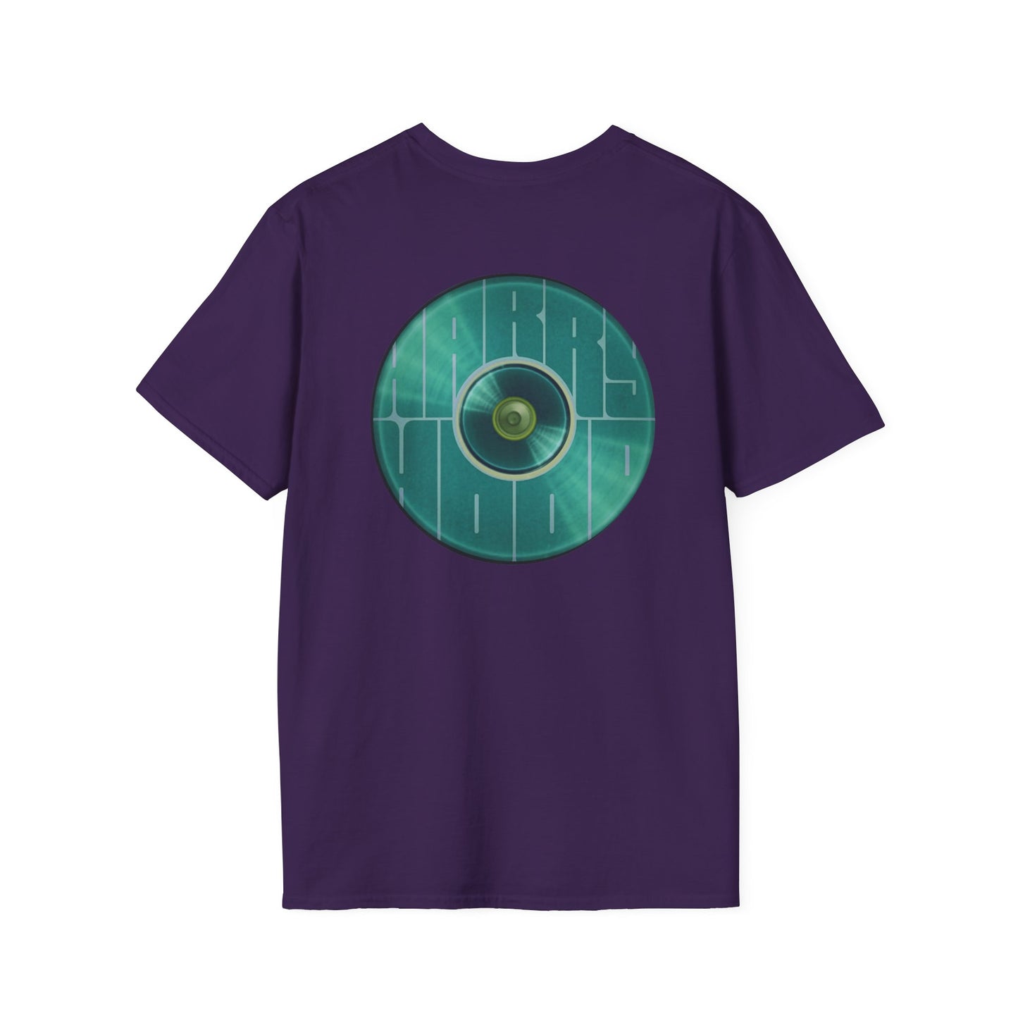 Classic Donut Tee - Unisex Soft-Style - "Harry's Hoodlum Donut" - series 1.0  - variant 3 - green donut(s)
