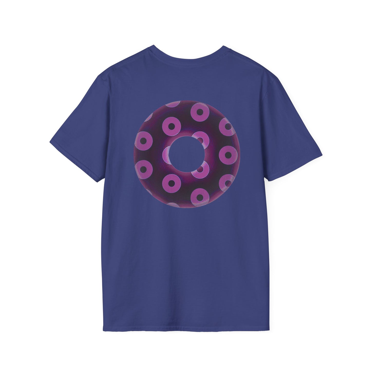 Plain Donuts/Unisex Soft-Style - "Plain Blimpy Paradoxical Donuts" - light purple/red violet donuts