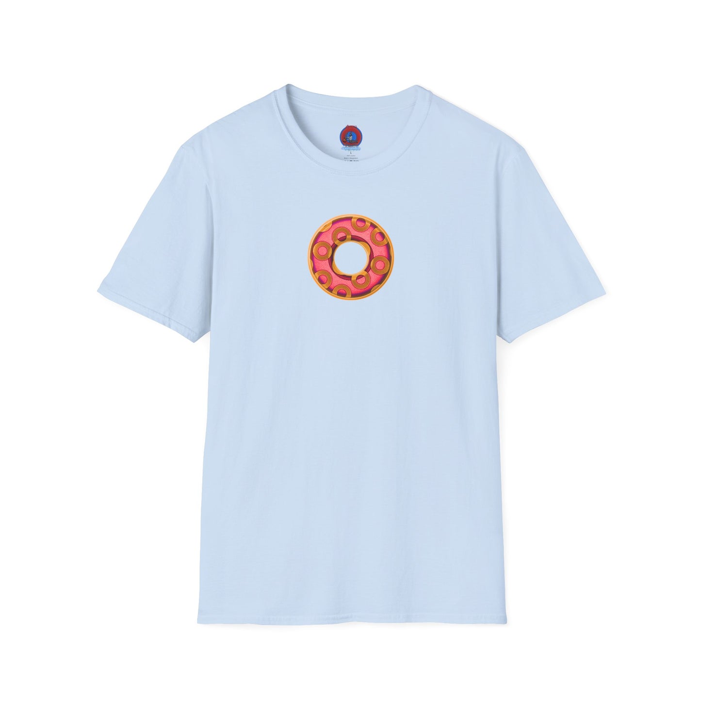 Plain Donuts/Unisex Soft-Style - "Plain Rustic Paradoxical Donuts" - rose/gold donuts