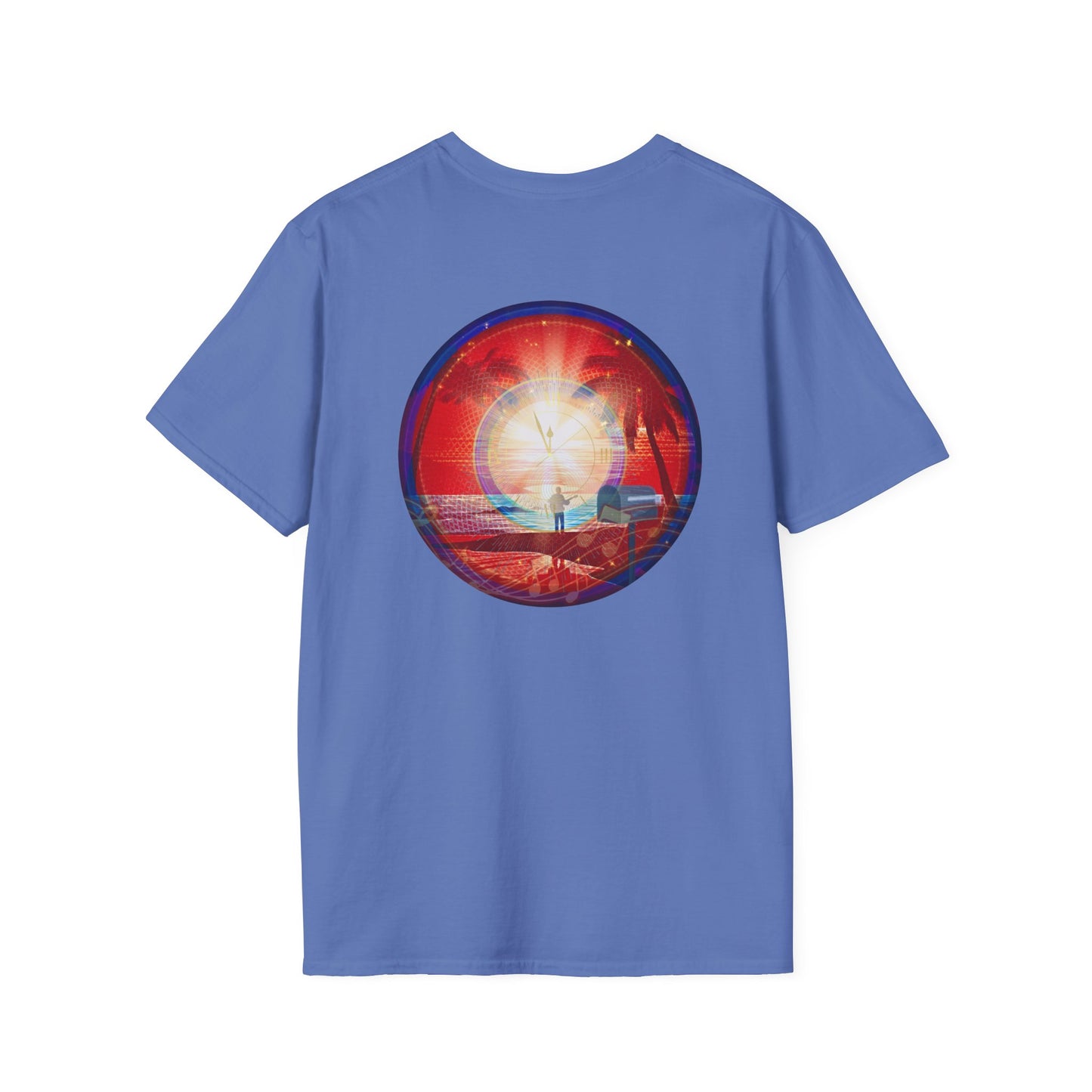 Classic Donut Tee - Unisex Soft-Style - "The Velvet Cake Donut - Sprinkled in Things You'd Say " - series 1.0  - red donut