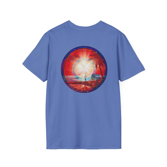 Classic Donut Tee - Unisex Soft-Style - "The Velvet Cake Donut - Sprinkled in Things You'd Say " - series 1.0  - red donut