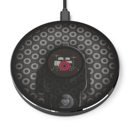 The Flow - Wireless Lumpy Donut Chargers - "Lifesaving Wireless Donut Charger" - dark gray/gray paradoxical donut w/black background