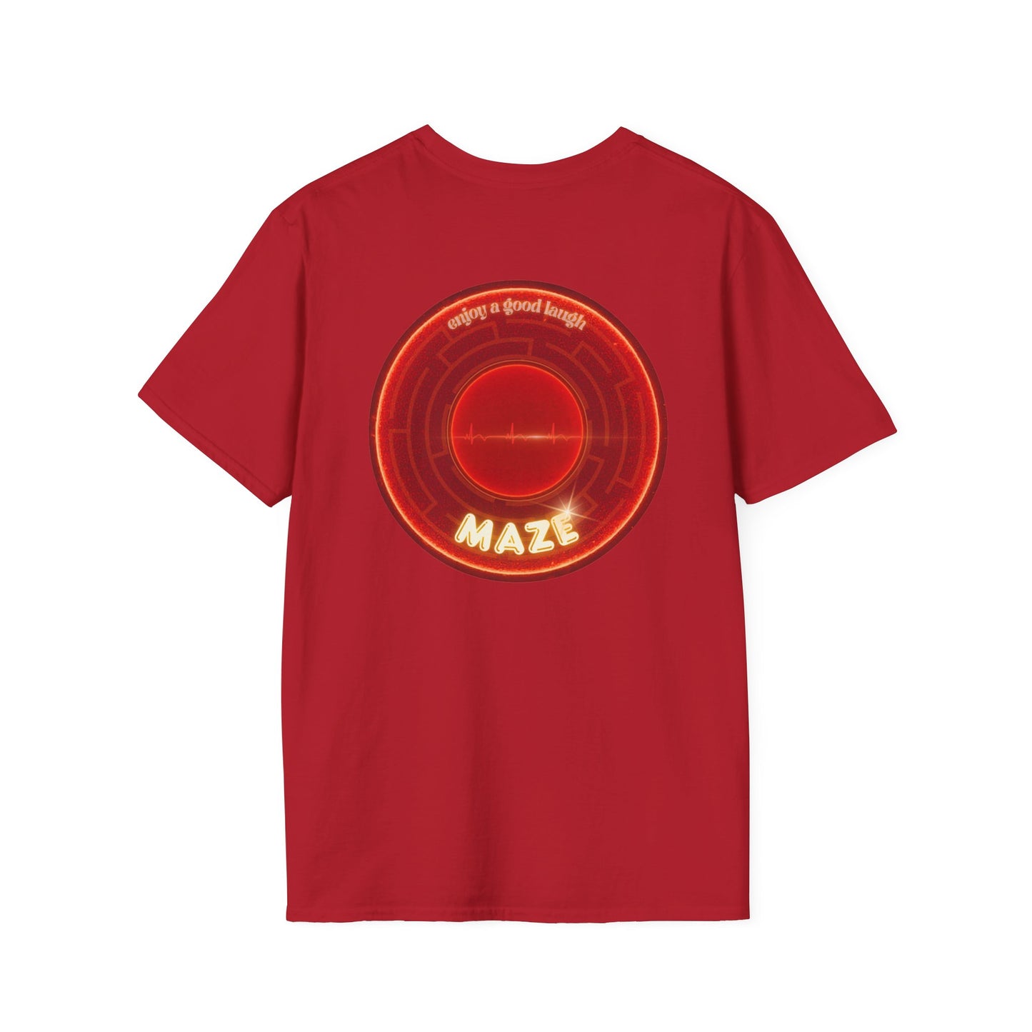 Classic Donut Tee - Unisex Soft-Style - "The Amazing Donut" - series 1.0 - variant 2 - red donut