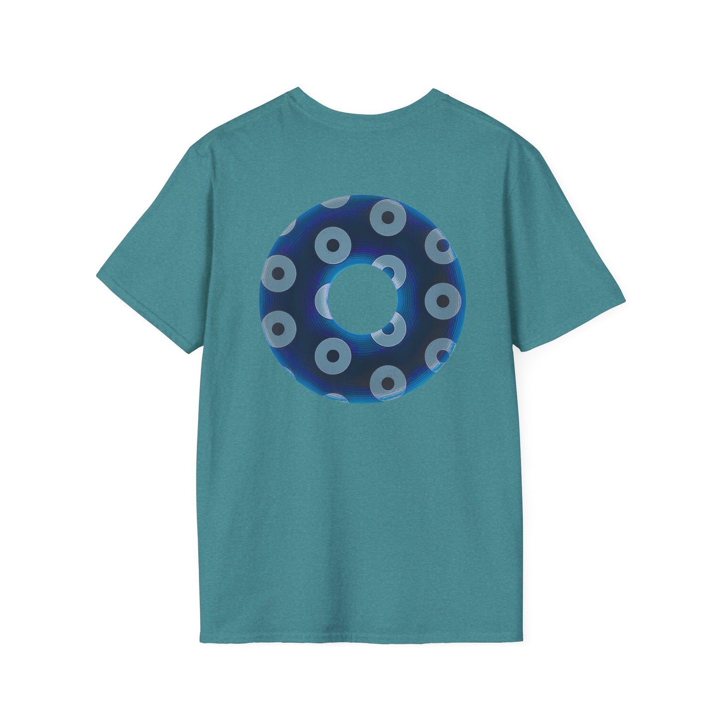 Plain Donuts/Unisex Soft-Style - "Plain Blimpy Paradoxical Donuts" - dark blue/gray donuts
