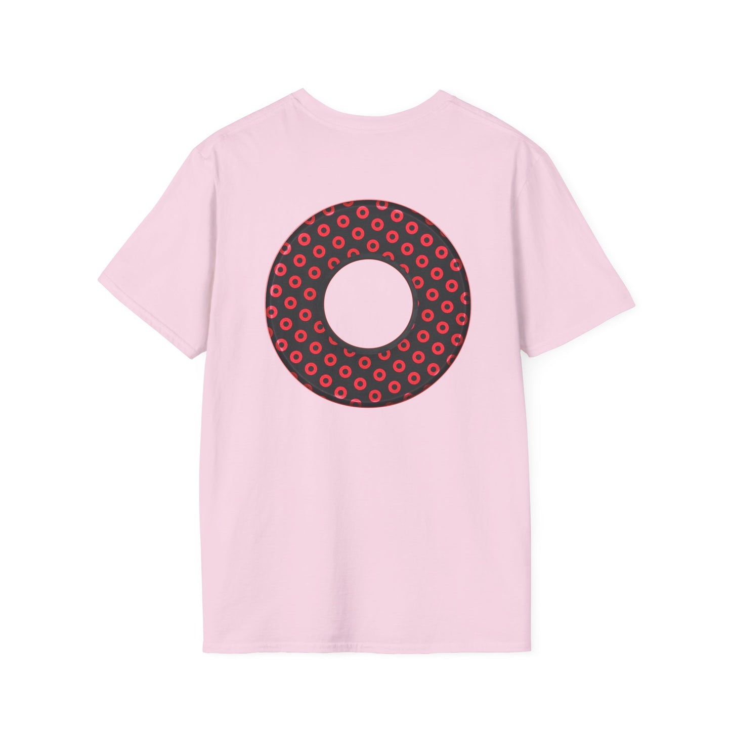Plain Donuts/Unisex Soft-Style - "Plain Electric Paradoxical Donuts" - black/red donuts