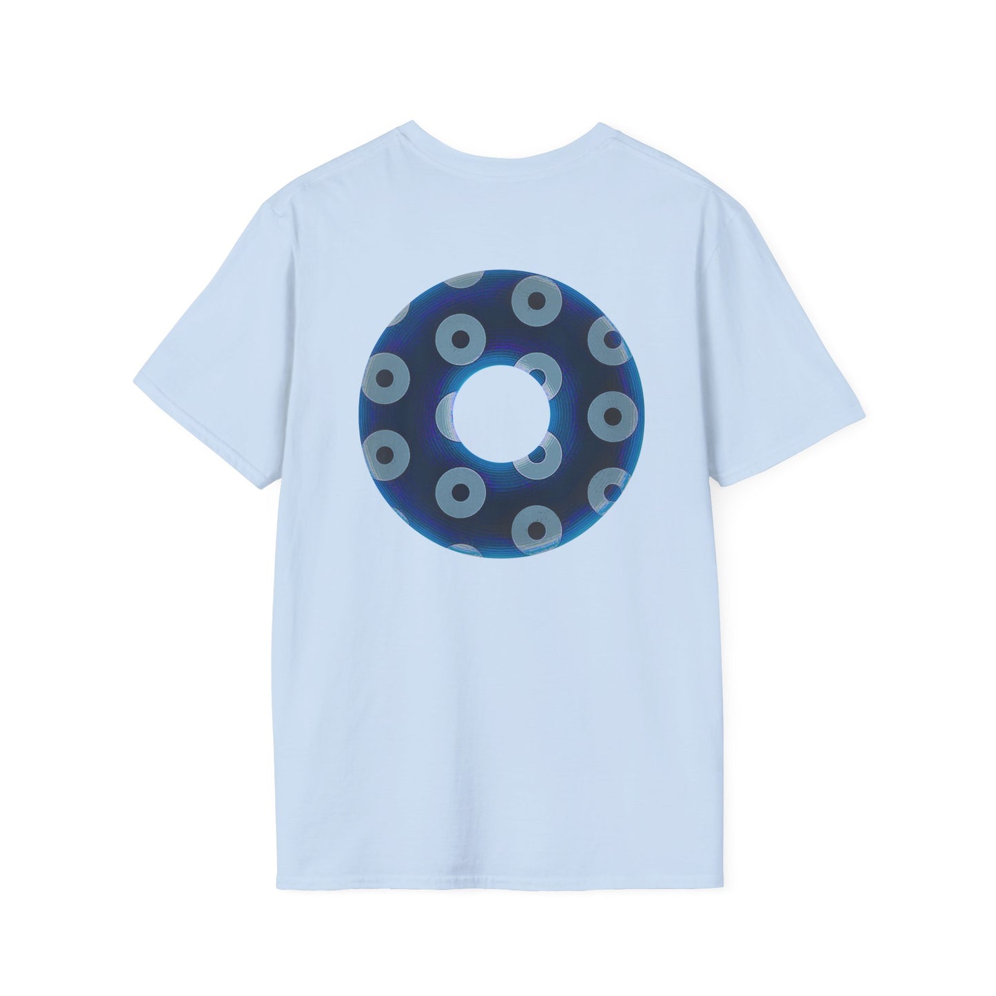 Plain Donuts/Unisex Soft-Style - "Plain Blimpy Paradoxical Donuts" - dark blue/gray donuts
