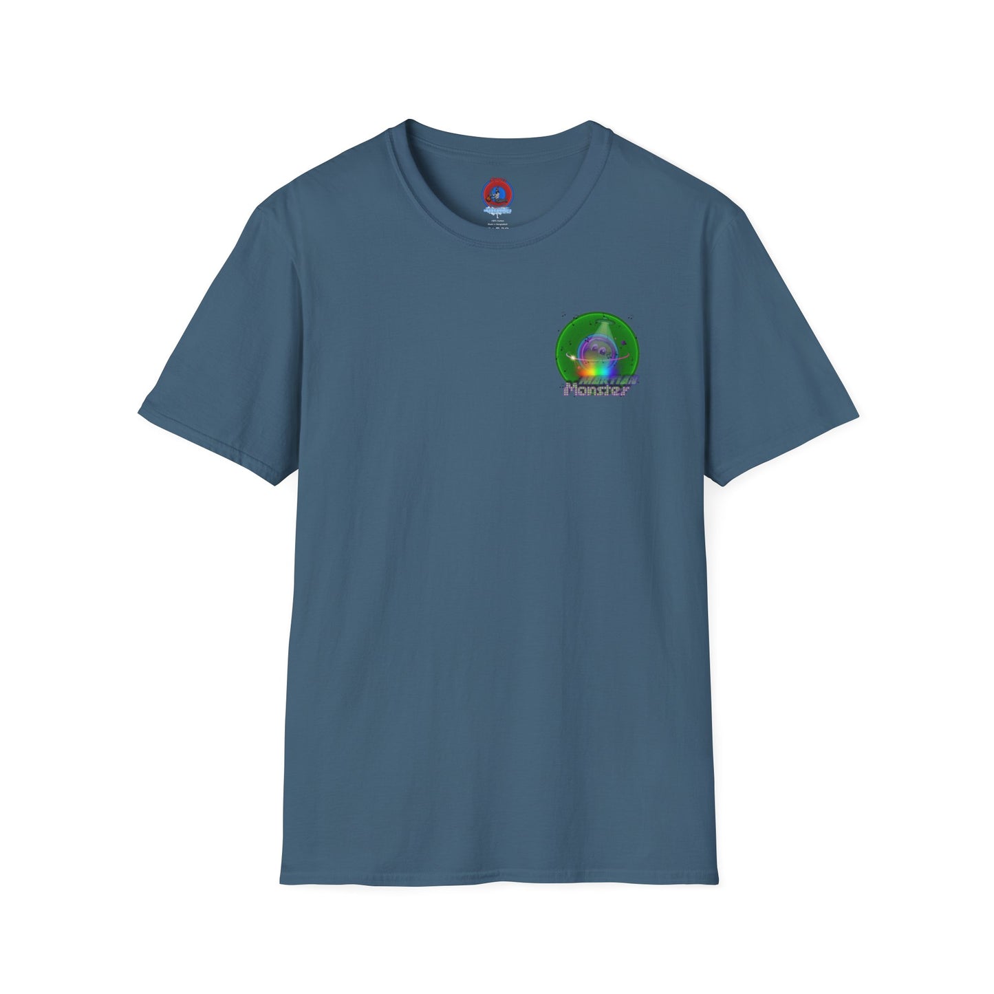 Classic Donut Tee - Unisex Soft-Style - "My Phavorite Martian" - green donut - series 1.0