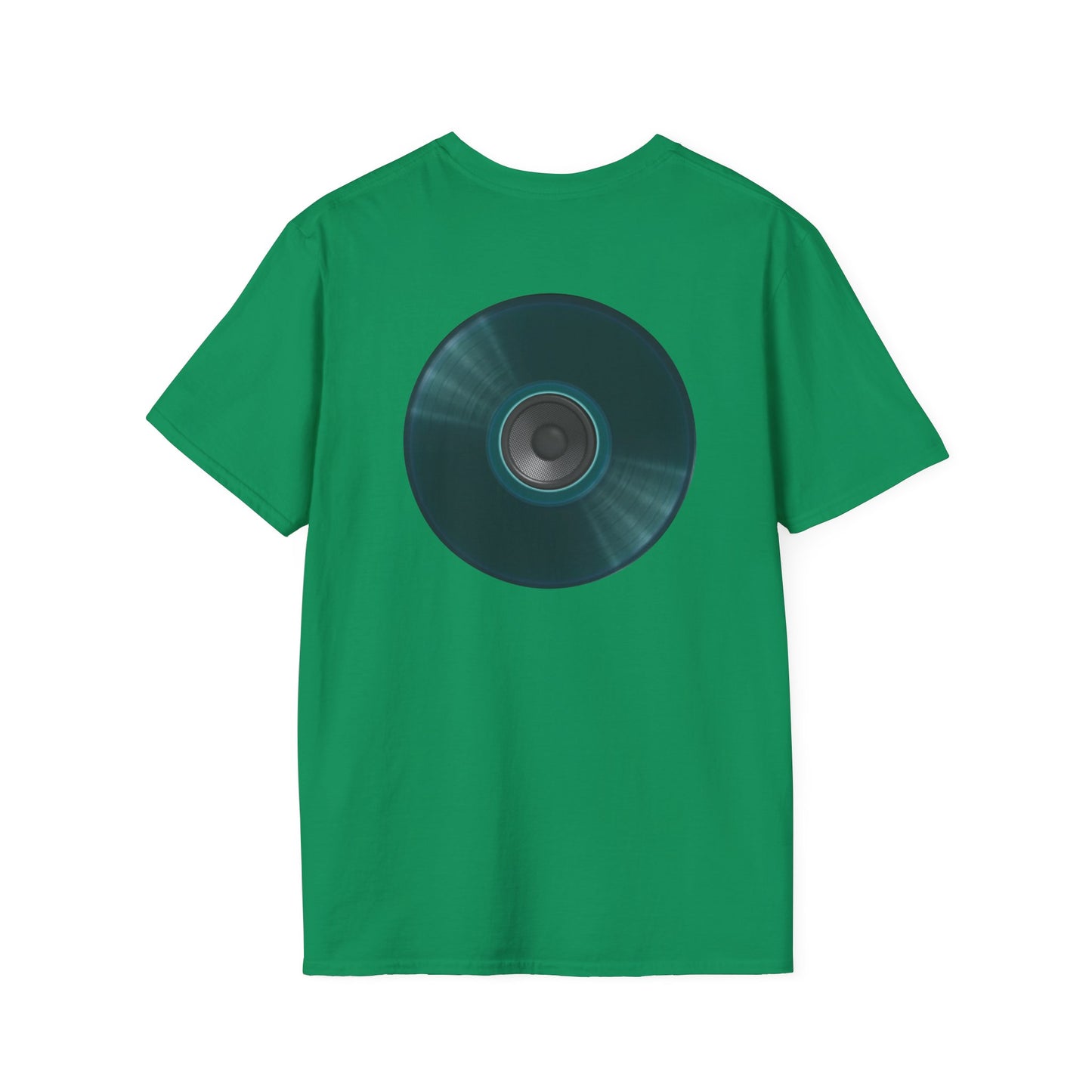 Classic Donut Tee - Unisex Soft-Style - "The Plain Record Donut" - series 1.0 - dark teal green