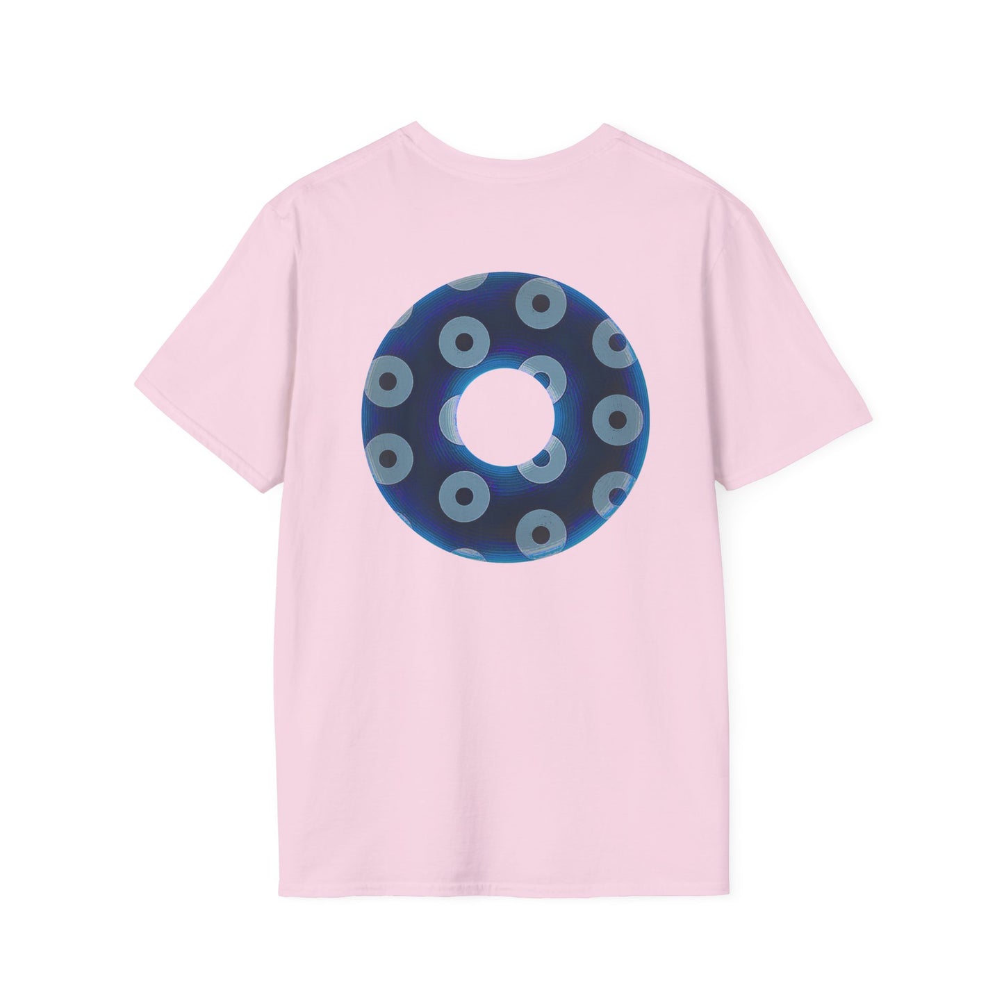 Plain Donuts/Unisex Soft-Style - "Plain Blimpy Paradoxical Donuts" - dark blue/gray donuts