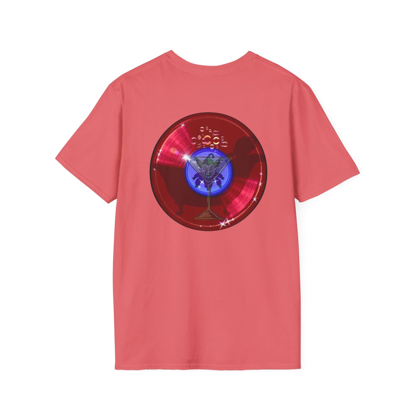 Classic Donut Tee - Unisex Soft-Style - "The Joker's Personal Tees - Joker's Exclusive Donut" - series 1.0 - variant 3 - red donut