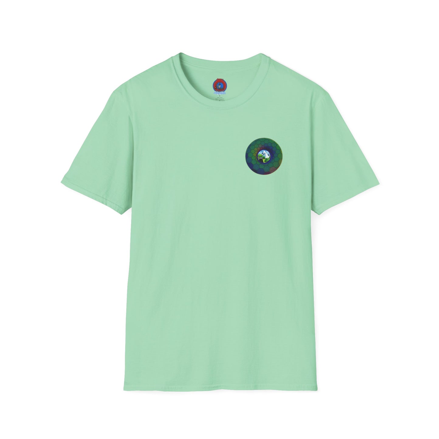 Classic Donut Tee - Unisex Soft-Style - "Mansions of South Park" - series 1.0 - variant 2 - green hexadonut
