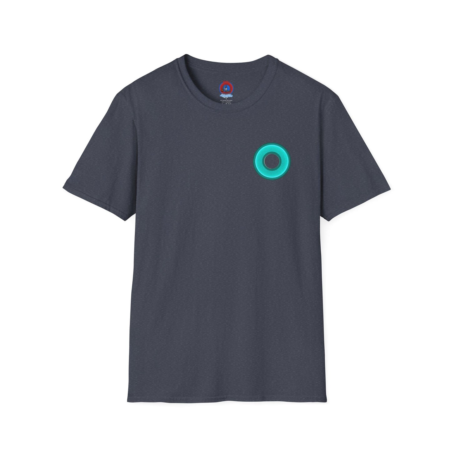 Classic Donut Tee - Unisex Soft-Style - "Momma just got out of Sing Sing" - dark teal donut