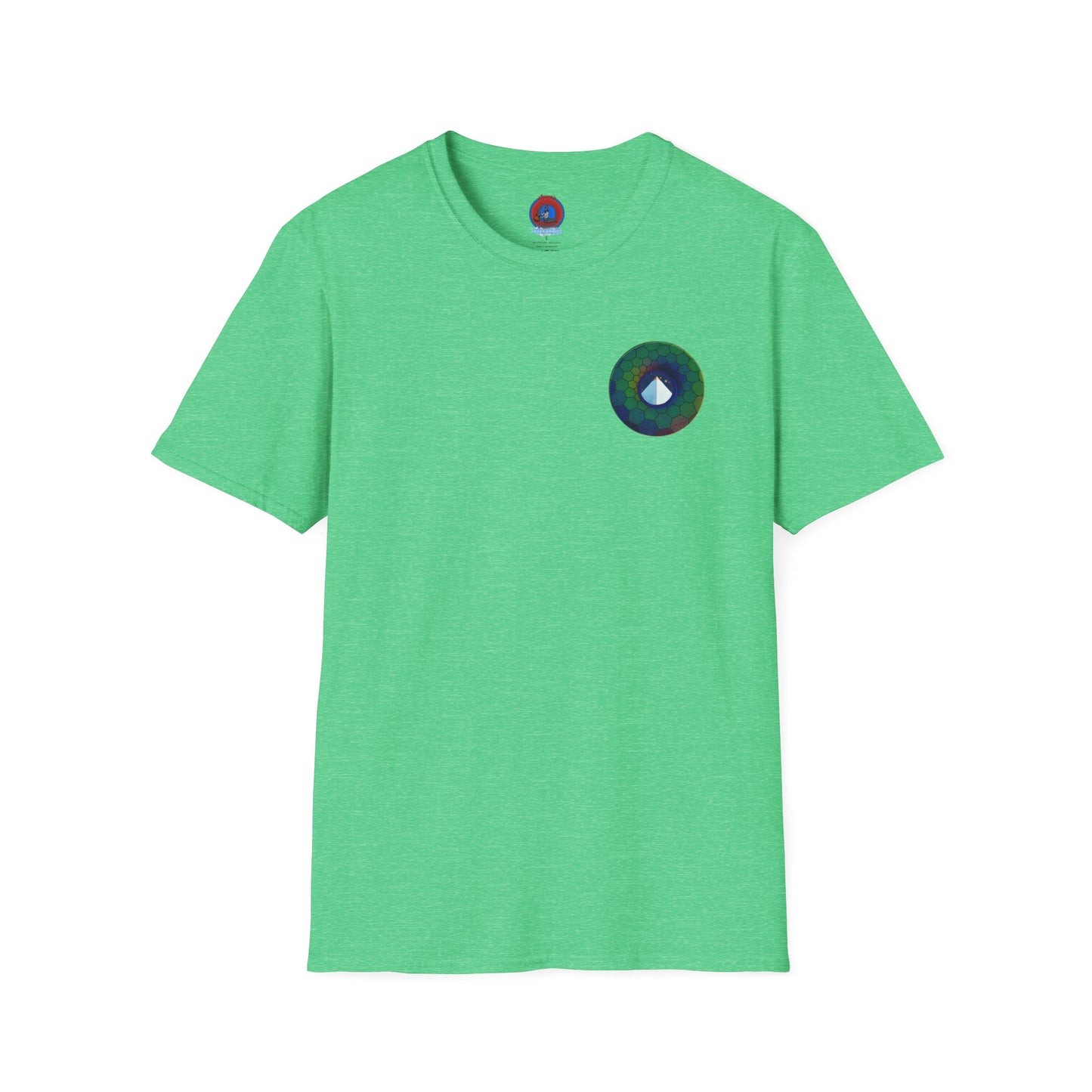 Classic Donut Tee - Unisex Soft-Style - "Limestone Donuts so Large" - variant 7 - green hexadonut