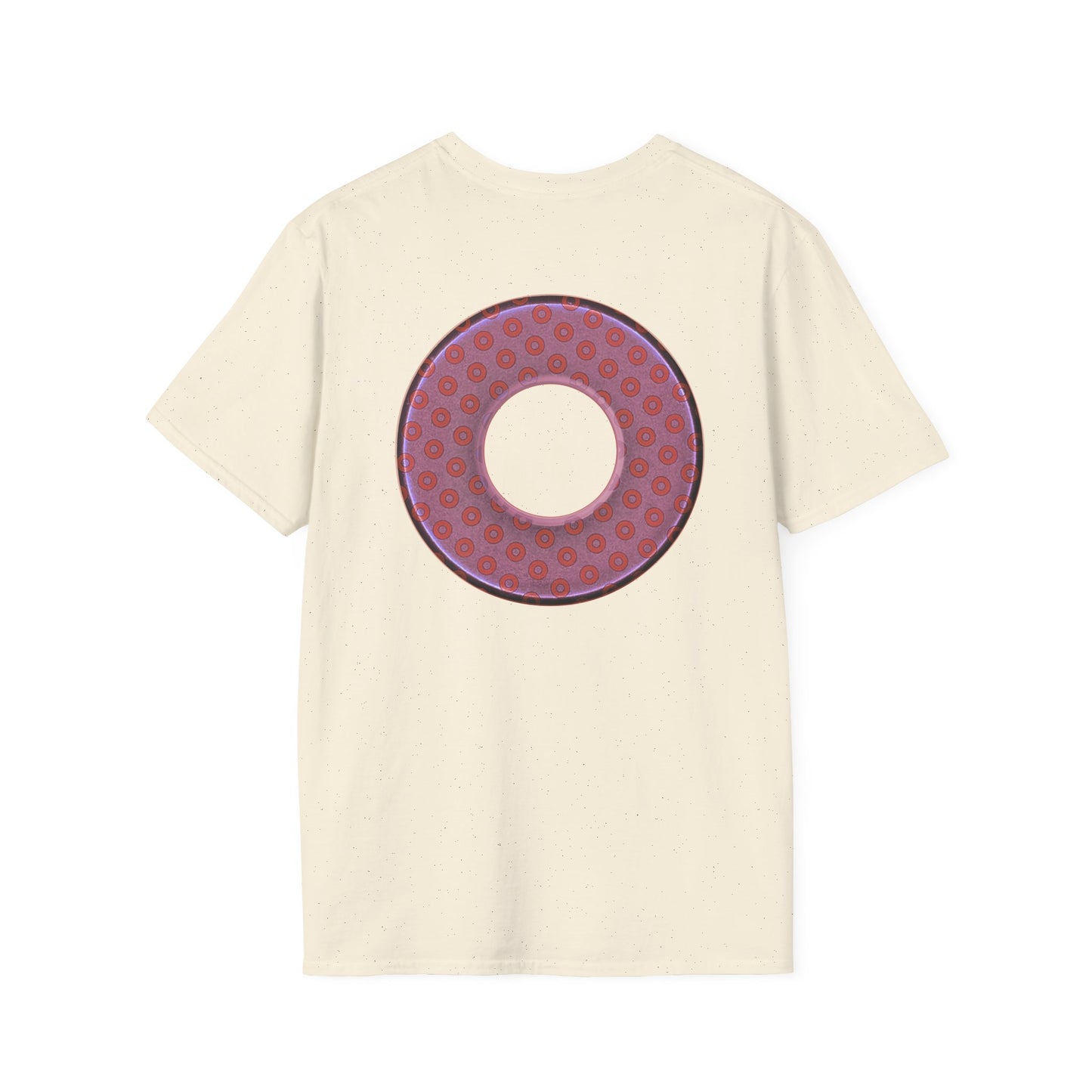 Plain Donuts/Unisex Soft-Style - "Plain Electric Paradoxical Donuts" - pink/mauve donuts