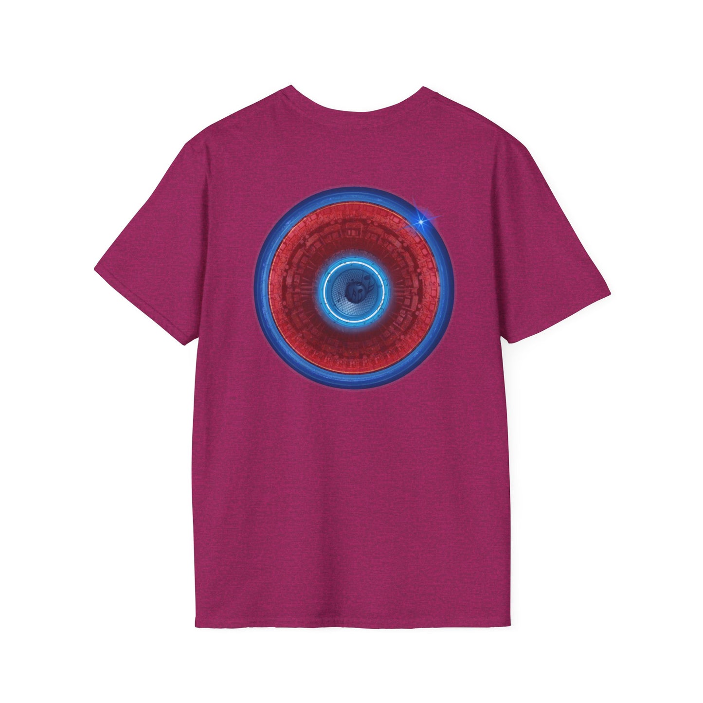 Classic Donut Tee - Unisex Soft-Style - "Homer's Perfect Donut" - series 1.0  - variant 2 - dark blue edging