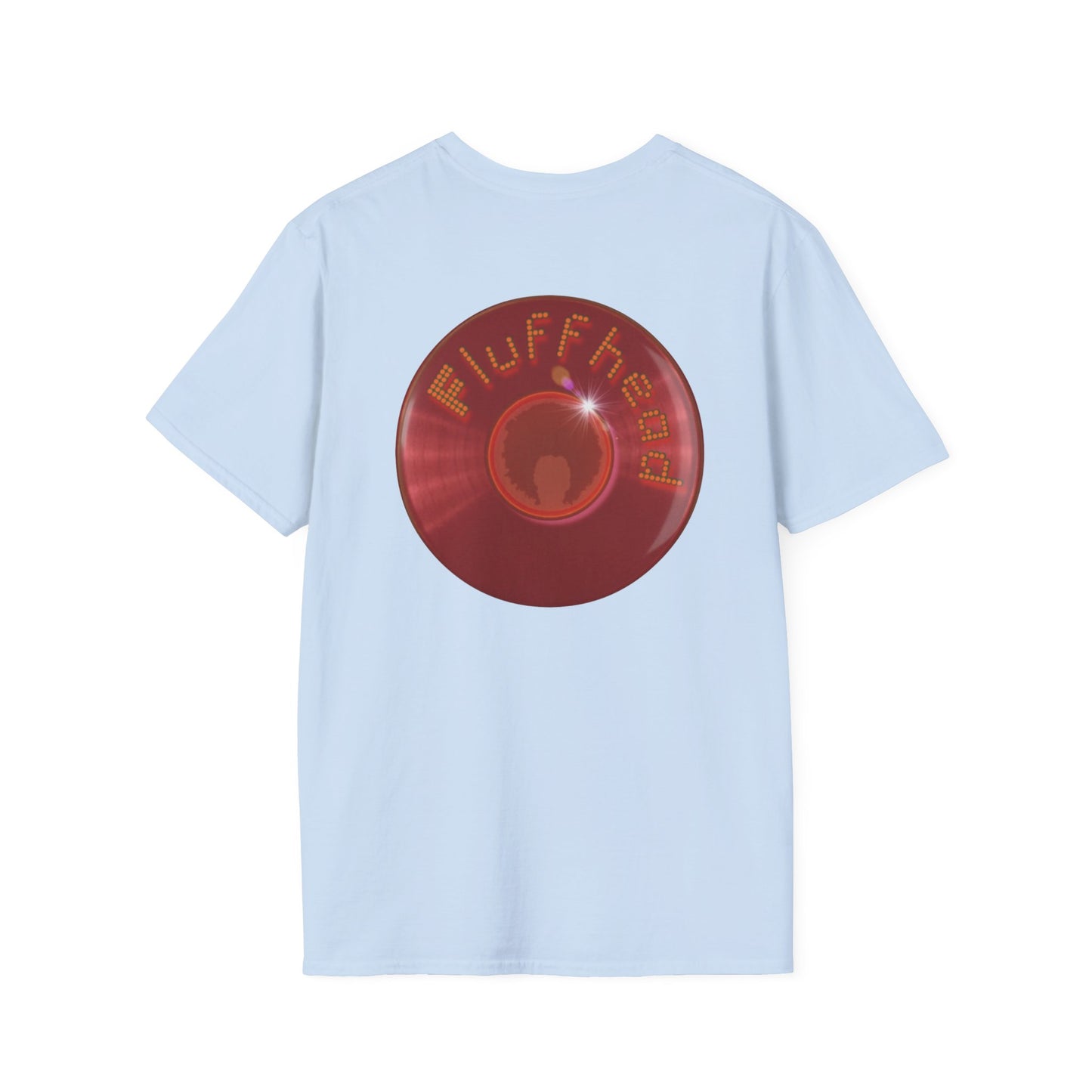 Classic Donut Tee - Unisex Soft-Style - "The Fluffernutter Donut" - series 1.0 - dark red donut