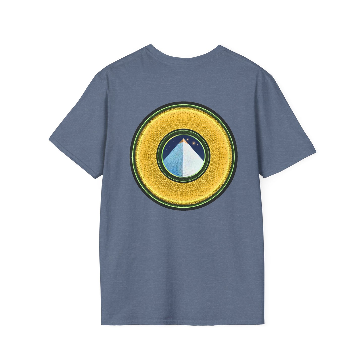 Classic Donut Tee - Unisex Soft-Style - "Limestone Donuts so Large" - variant 3 - golden donut