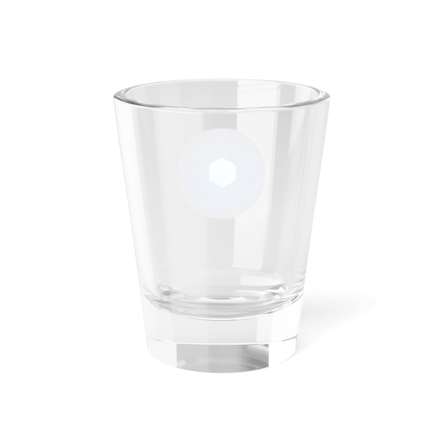 Bad Fishy Too - "It's Ice Cube's Shot Glass" - Shot Glass, 1.5oz - variant 2 - blue cube donut