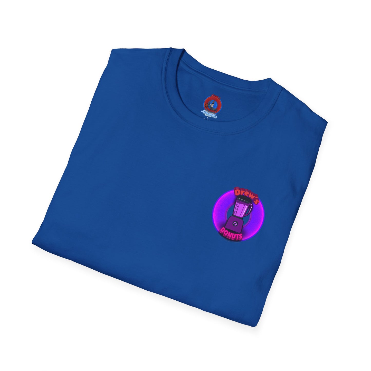 Classic Donut Tee - Unisex Soft-Style - "Drew's Donuts" - series 1.0 - purple donut