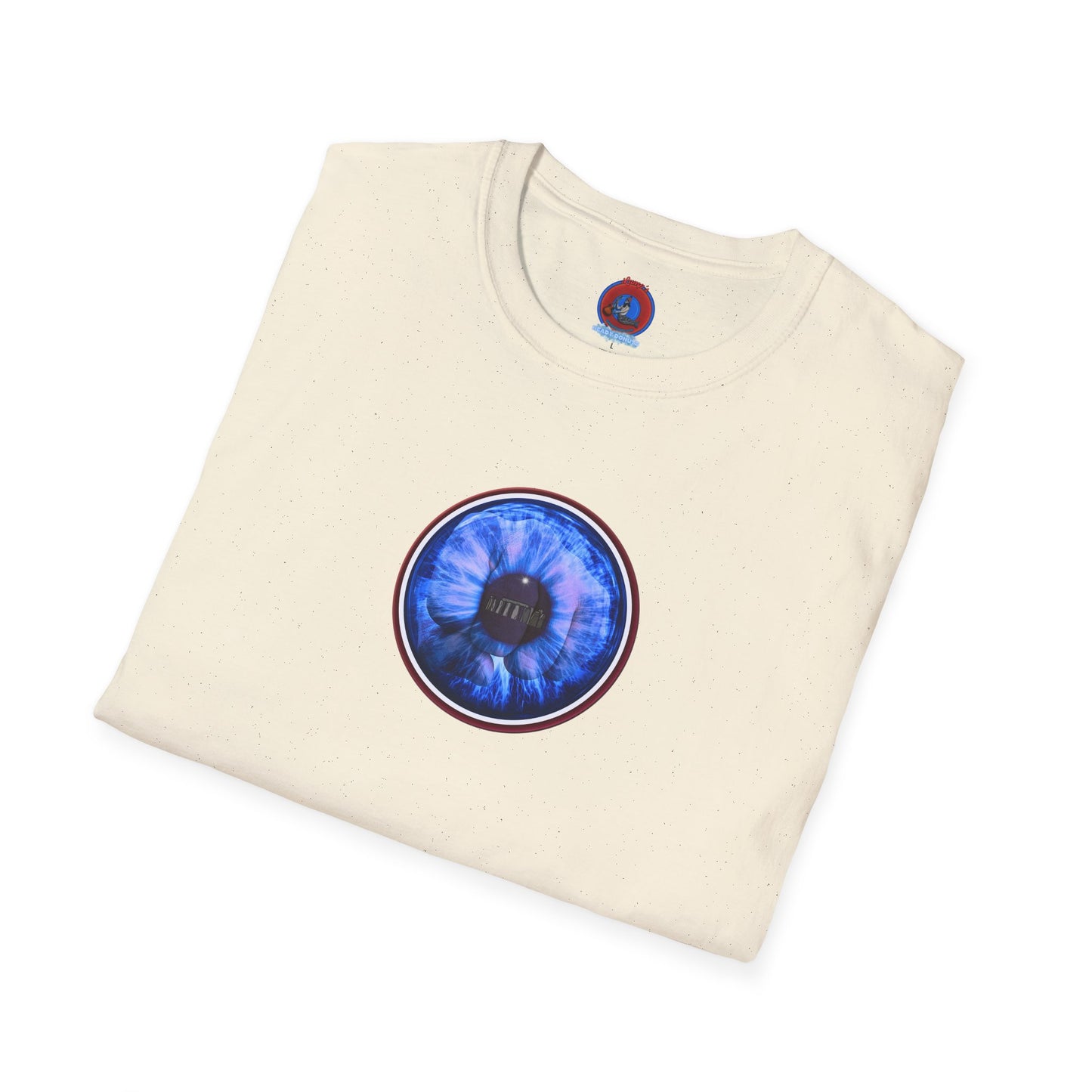 Classic Donut Tee - Unisex Soft-Style - "Wilson's Eyesore Donut Tee" - blue idonut - variant 3