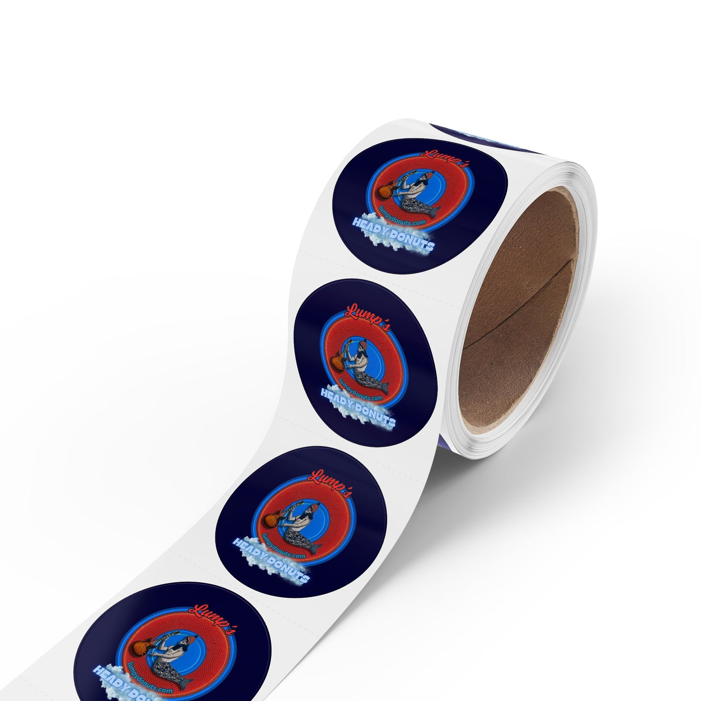 Marketing - Logo - Round Sticker Label Rolls - 50/100/250 count
