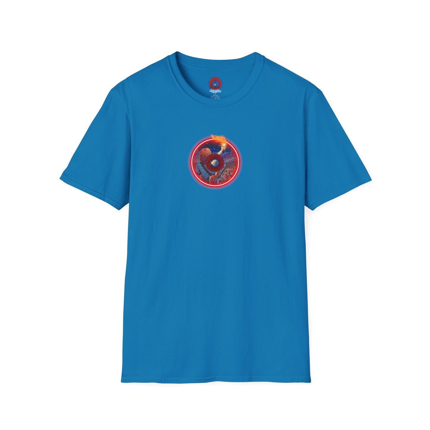 Classic Donut Tee - Unisex Soft-Style - "Torchbearer's Donut " - red donut