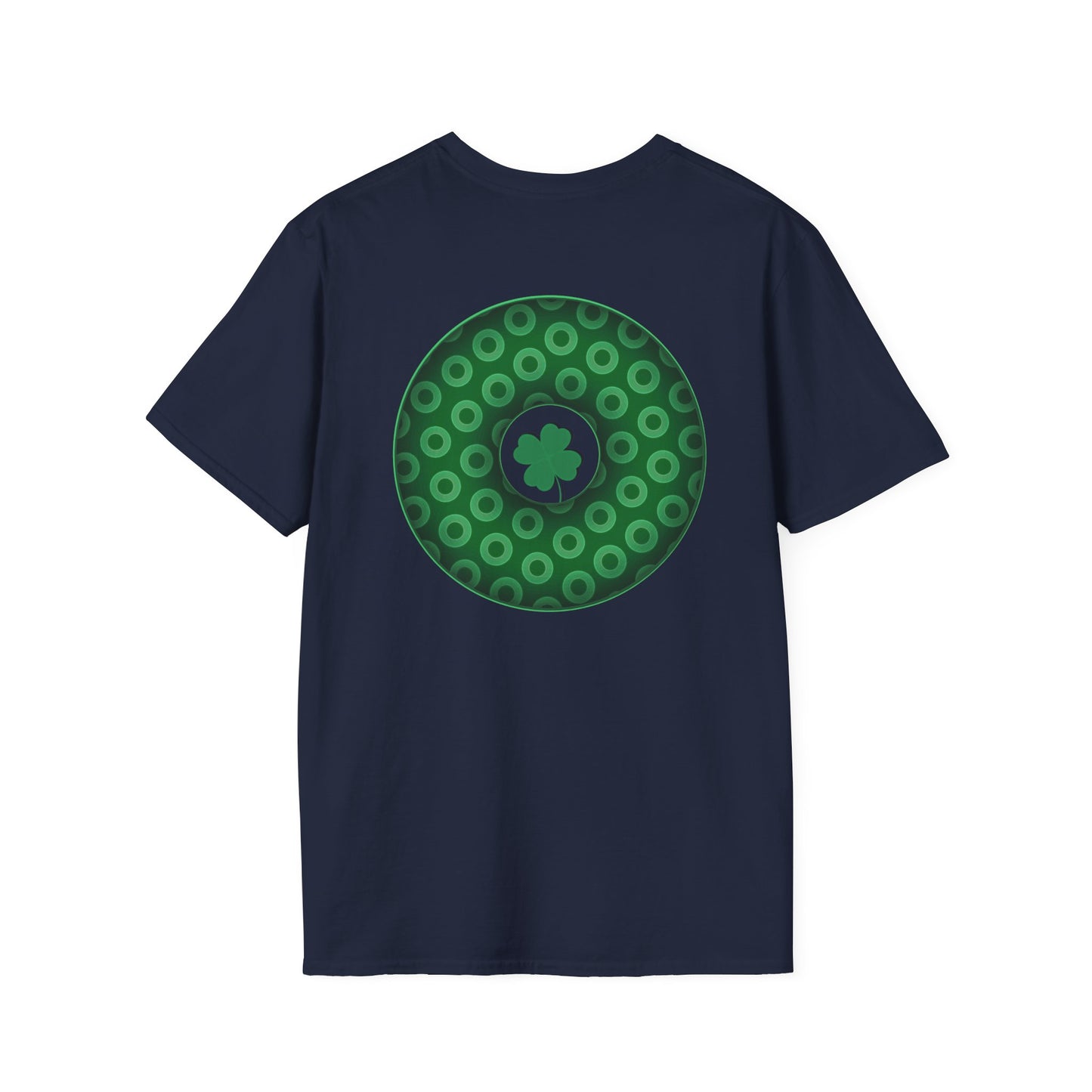 Classic Donut Tee - Unisex Soft-Style - "Patron Saint of Donuts" - St. Patrick's Day Donut - holiday edition - variant 1