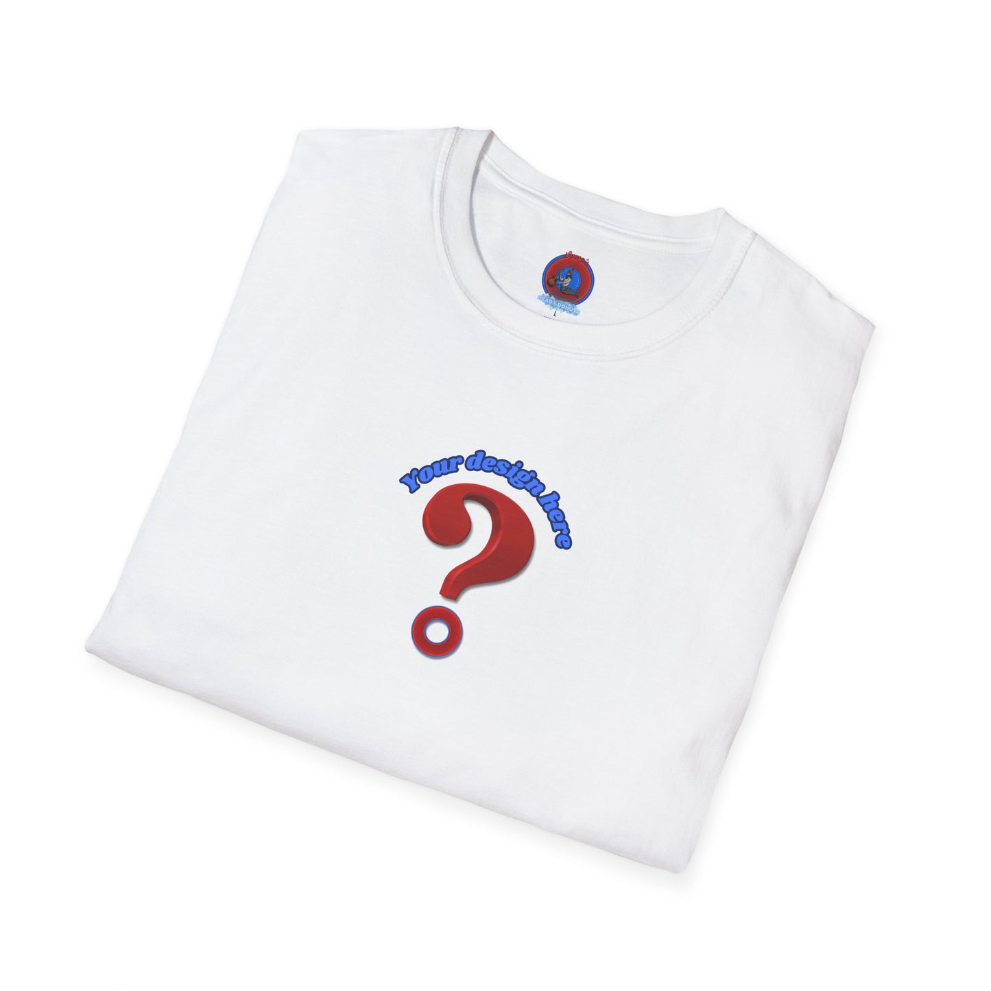 EXAMPLE PRODUCT: - "Example Only: Do Not Order - Create Your Own Donut" - vivid red question mark donut