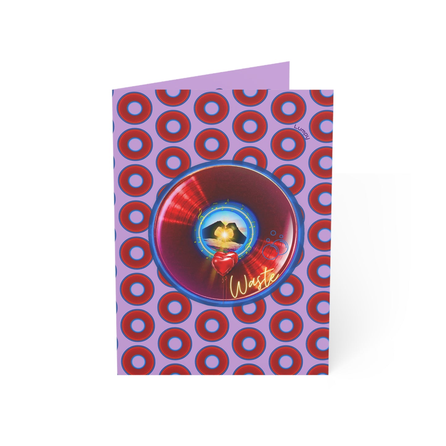 Lumpy Wishes - "Want to Share These Donuts?" - phriends/phamily greeting card series
