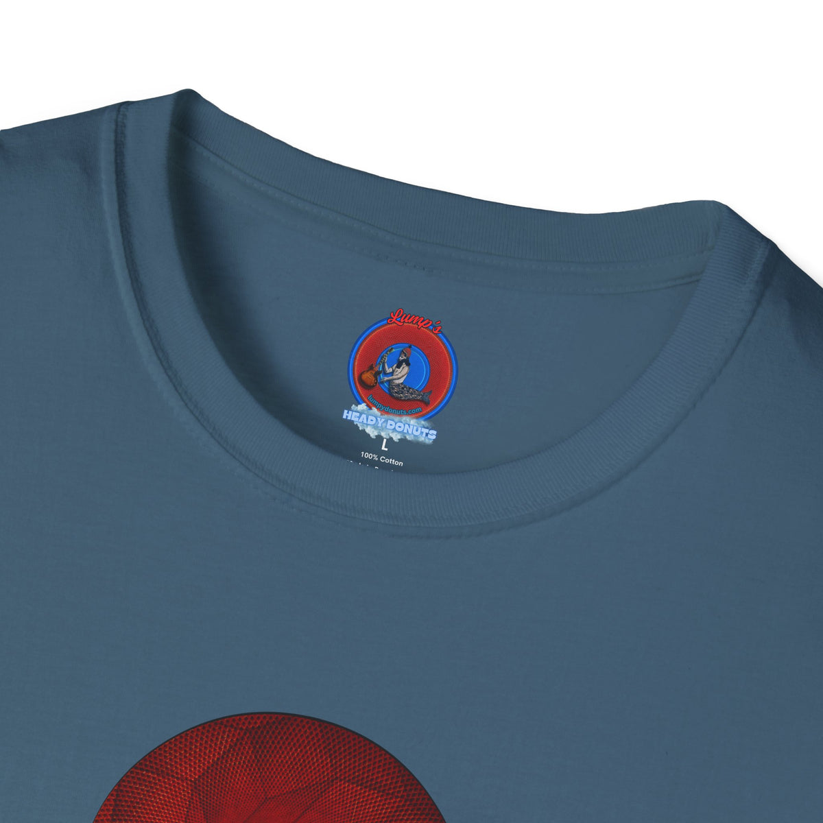 Classic Donut Tee - Unisex Soft-Style - "It's Ice... Cube's Donut" - variant 1 - red cubed donut