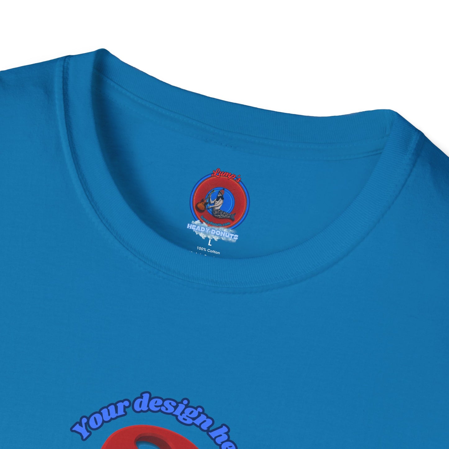 EXAMPLE PRODUCT: - "Example Only: Do Not Order - Create Your Own Donut" - vivid red question mark donut