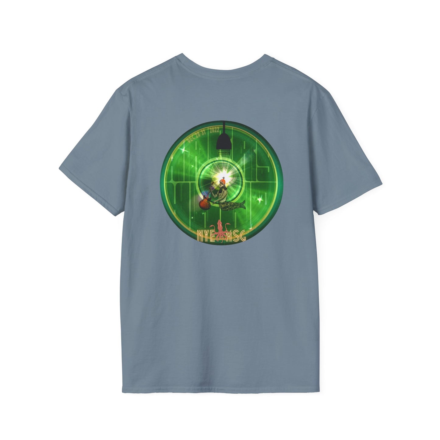 Classic Donut Tee - Unisex Soft-Style - "There was a party Dec 28-31 2022 in NYC, now tell me where were you" - series 1.0  - *green [commemorative donut]