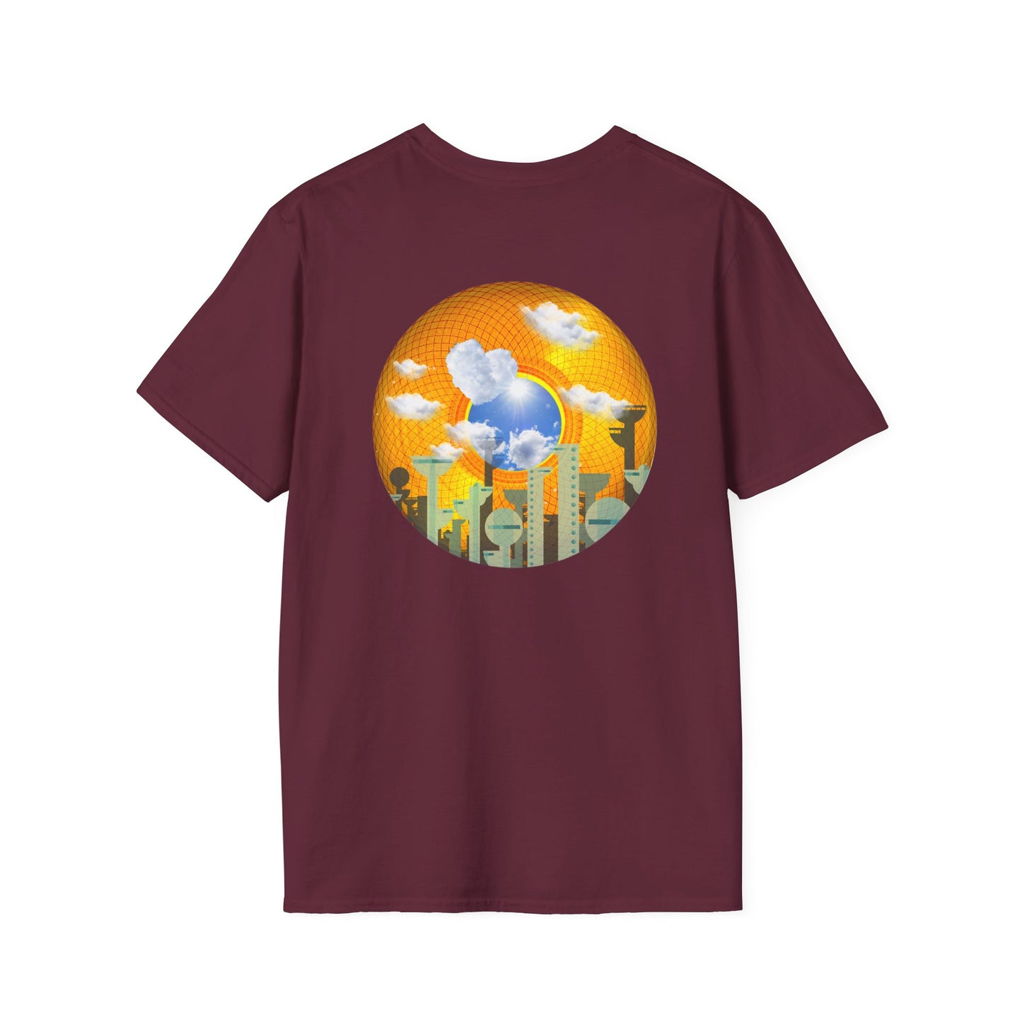 Classic Donut Tee - Unisex Soft-Style - "The Golden Age of Donuts" - golden donut