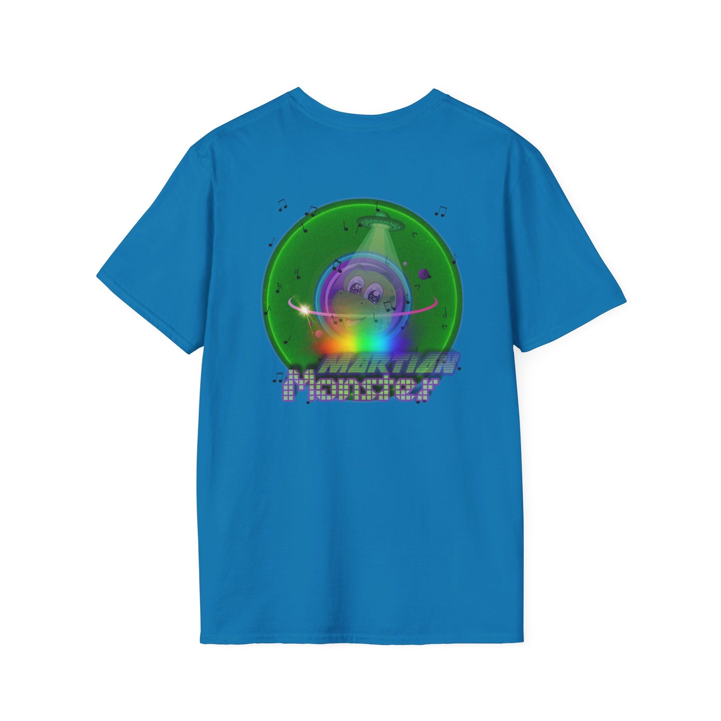 Classic Donut Tee - Unisex Soft-Style - "My Phavorite Martian" - green donut - series 1.0