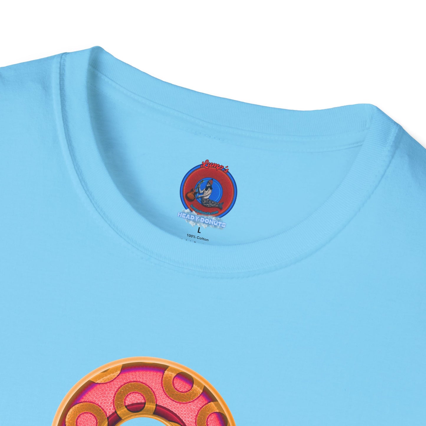 Plain Donuts/Unisex Soft-Style - "Plain Rustic Paradoxical Donuts" - rose/gold donuts