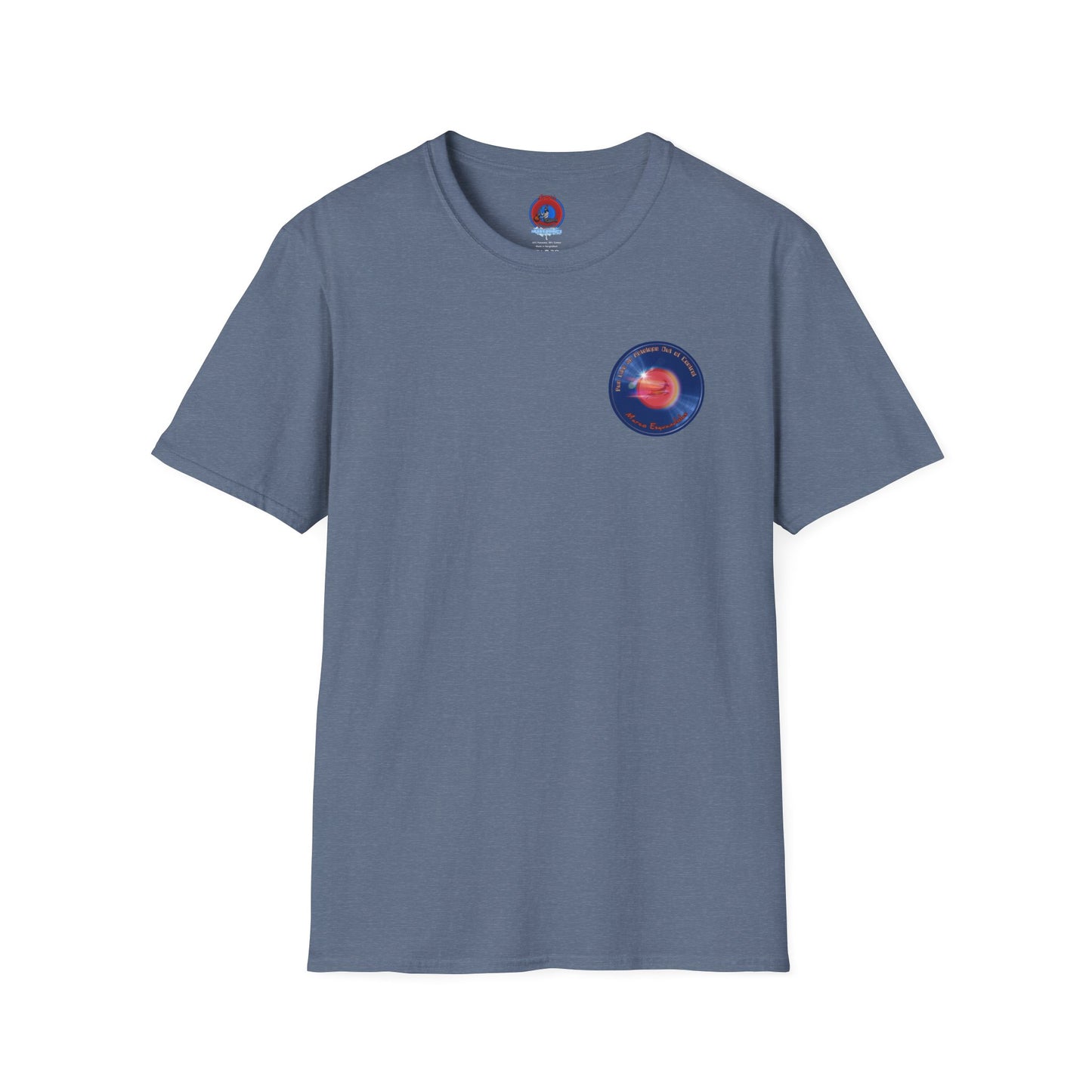 Classic Donut Tee - Unisex Soft-Style - "Marco's Preferred Donut" - series 1.0 - blue donut