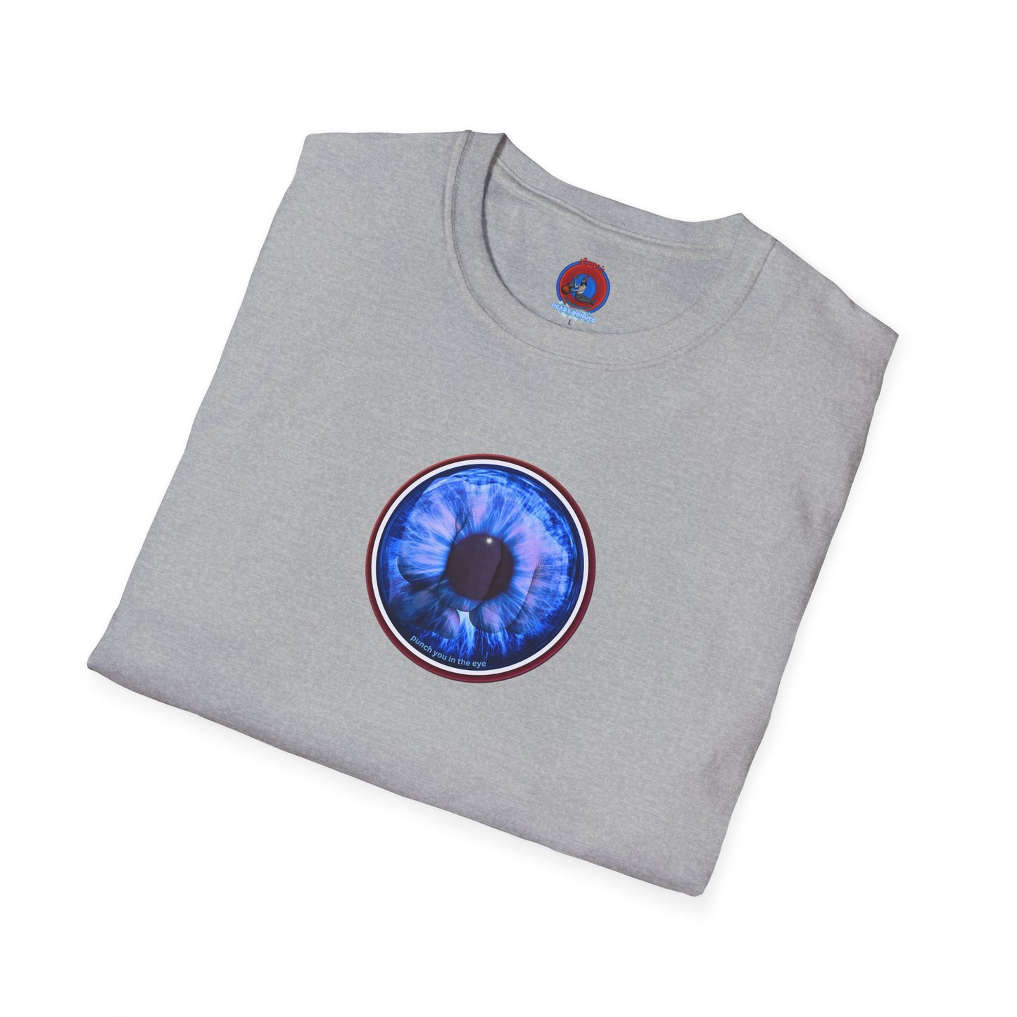 Classic Donut Tee - Unisex Soft-Style - "Wilson's Eyesore Donut Tee" - blue idonut - variant 2